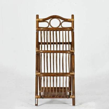 Rattan Magazine Shelf
