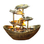 Four-Tier Leaf Table Fountain