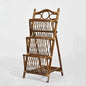 Rattan Magazine Shelf