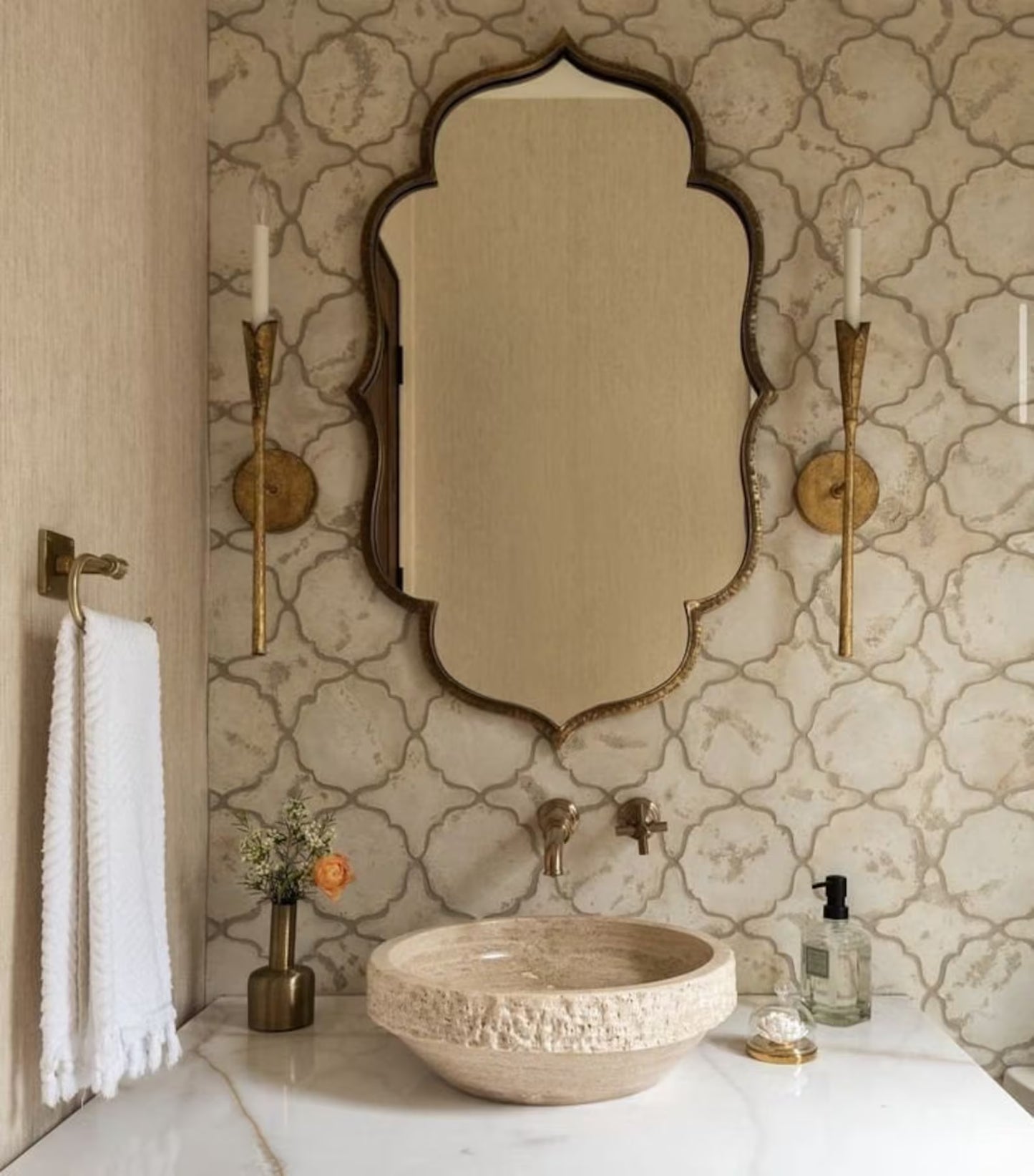Ornate Moroccan Wall Mirror