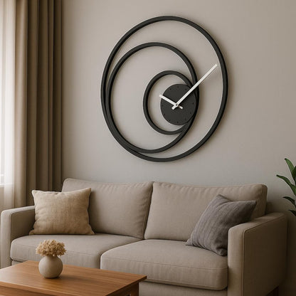 Rustic Metal Wall Clock